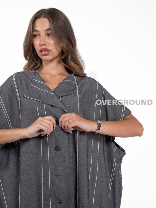 GIACCA OVER RIGATA MANICA LARGA - OVERGROUND STORE
