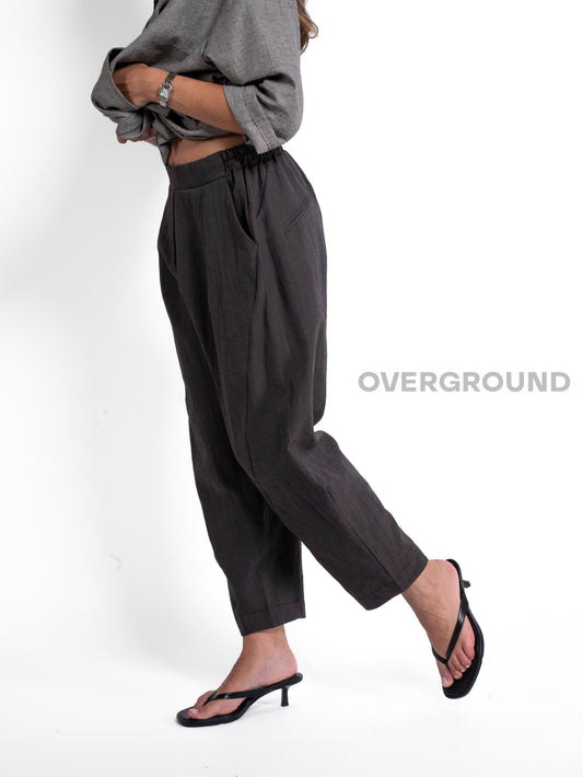 PANTALONE GAMBULE LARGO CON CUCITURE - OVERGROUND STORE