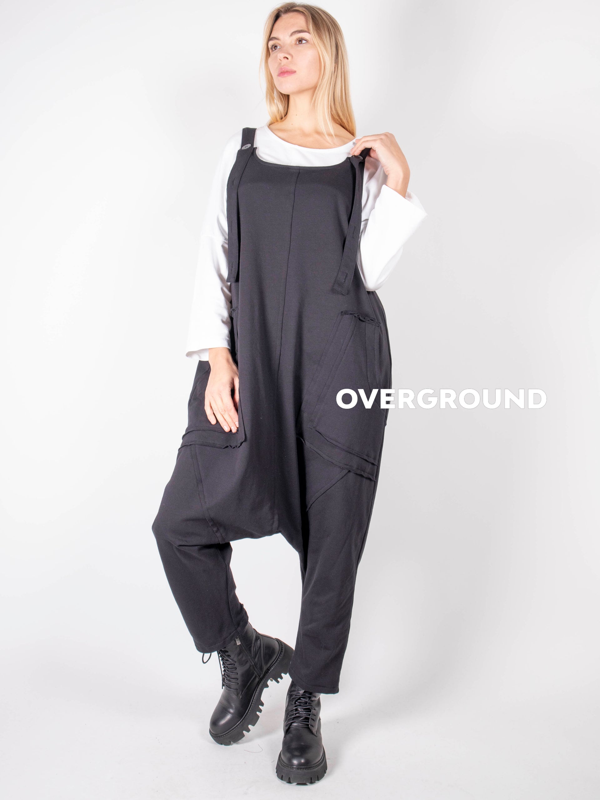 Salopette cavallo basso - OVERGROUND STORE