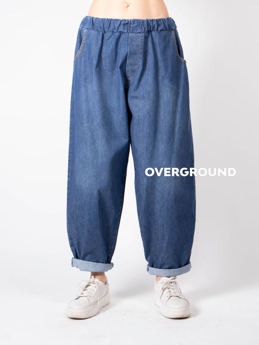JEANS SUPER OVER GAMBULE LARGO - OVERGROUND STORE