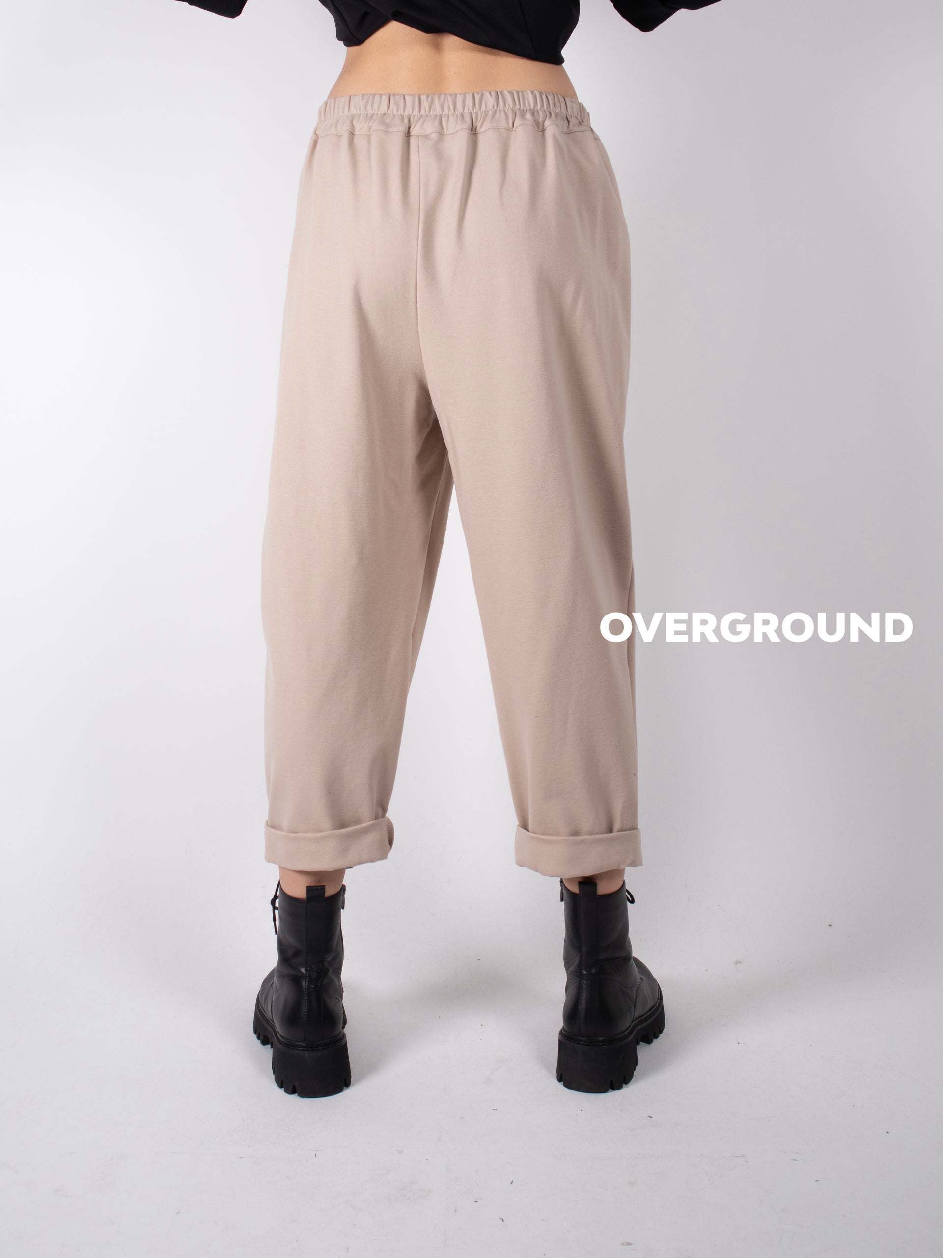 PANTALONE GAMBULE LARGO CON CUCITURE FRONTALI - OVERGROUND STORE