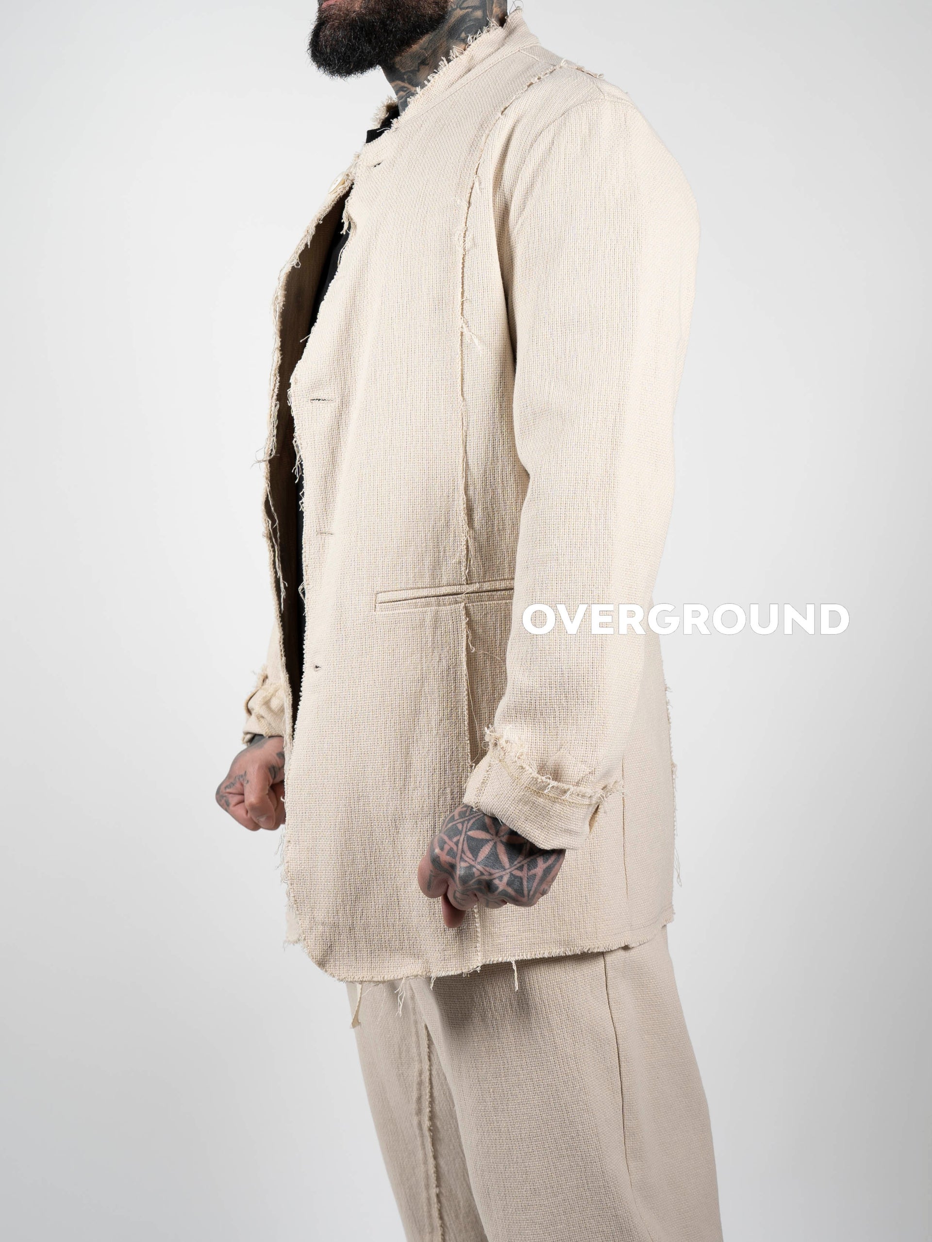 GIACCA COLLO COREANA CON TASCHE DAVANTI - OVERGROUND STORE