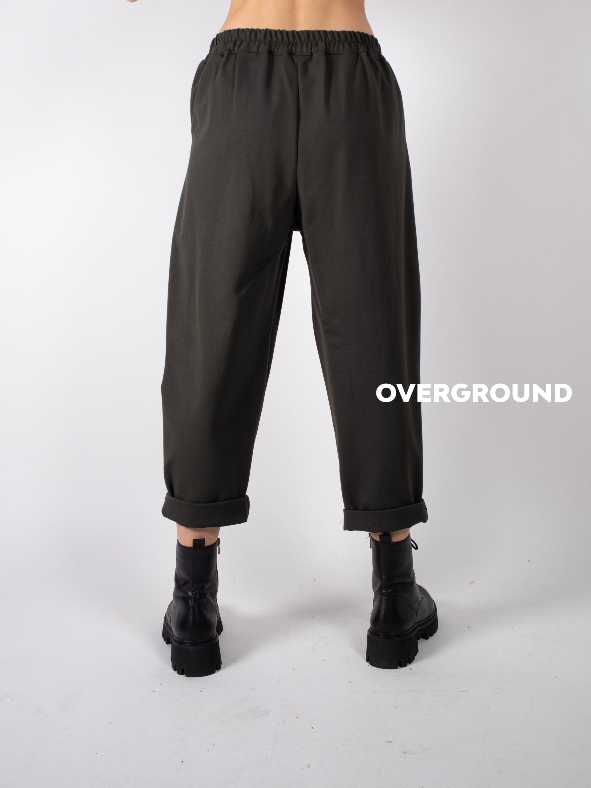 PANTALONE GAMBULE LARGO CON CUCITURE FRONTALI - OVERGROUND STORE