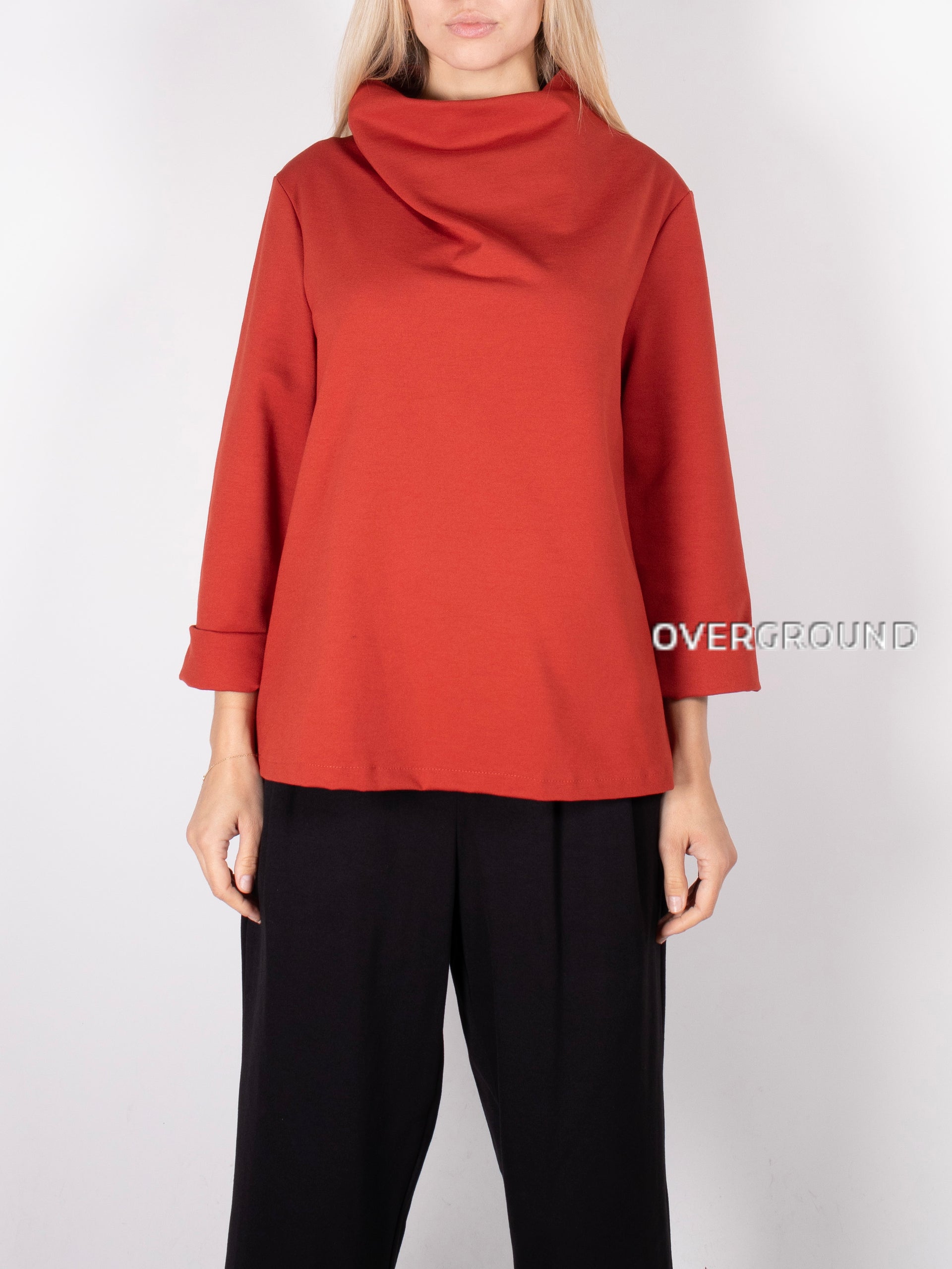 Maglia con collo alto in Punto Milano - OVERGROUND STORE