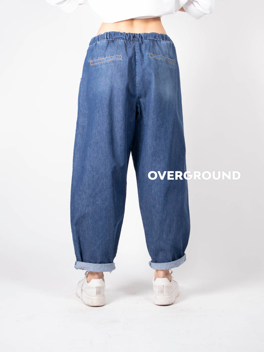 JEANS SUPER OVER GAMBULE LARGO - OVERGROUND STORE