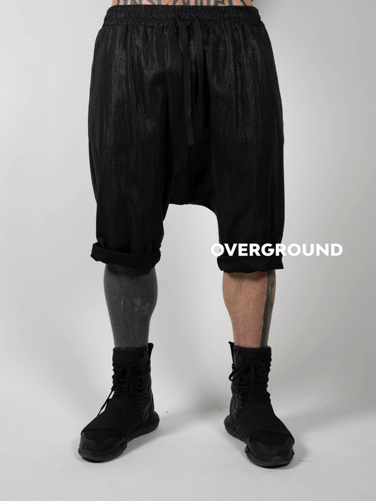 Pantalone corto a cavallo basso tasche laterali - OVERGROUND STORE