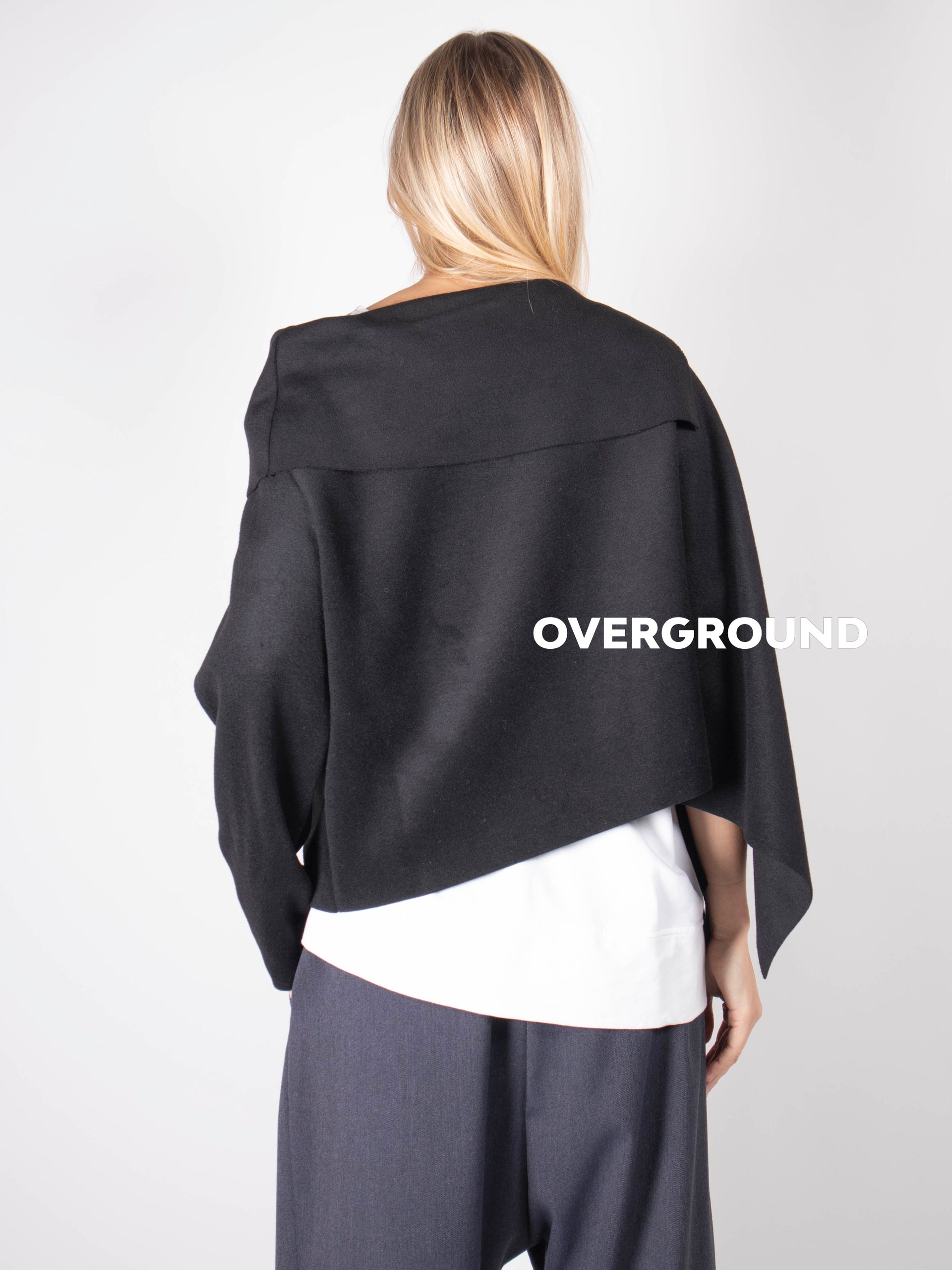Poncho Mantella con abbottonatura laterale - OVERGROUND STORE