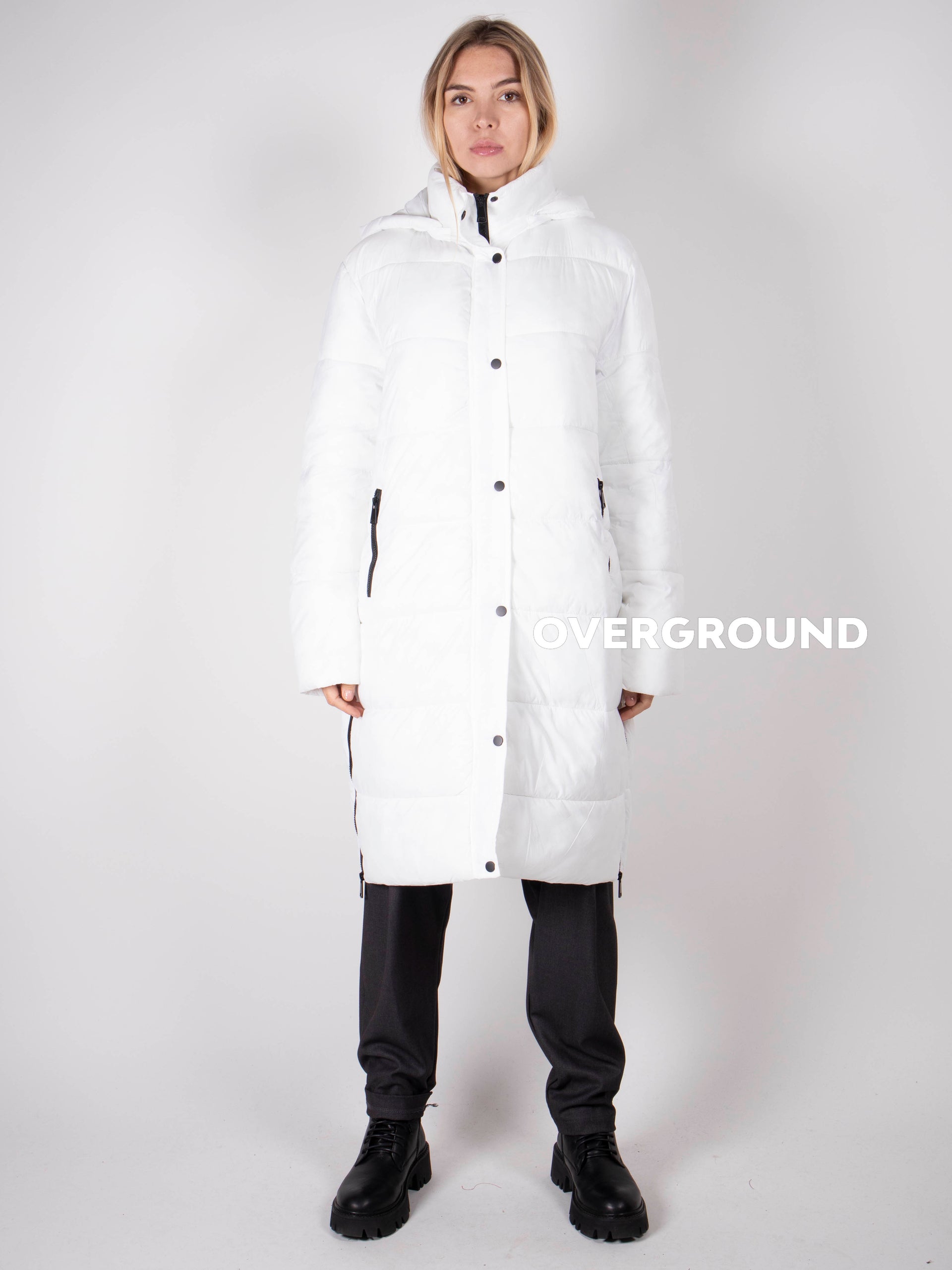 Piumino lungo oversize con cappuccio - OVERGROUND STORE