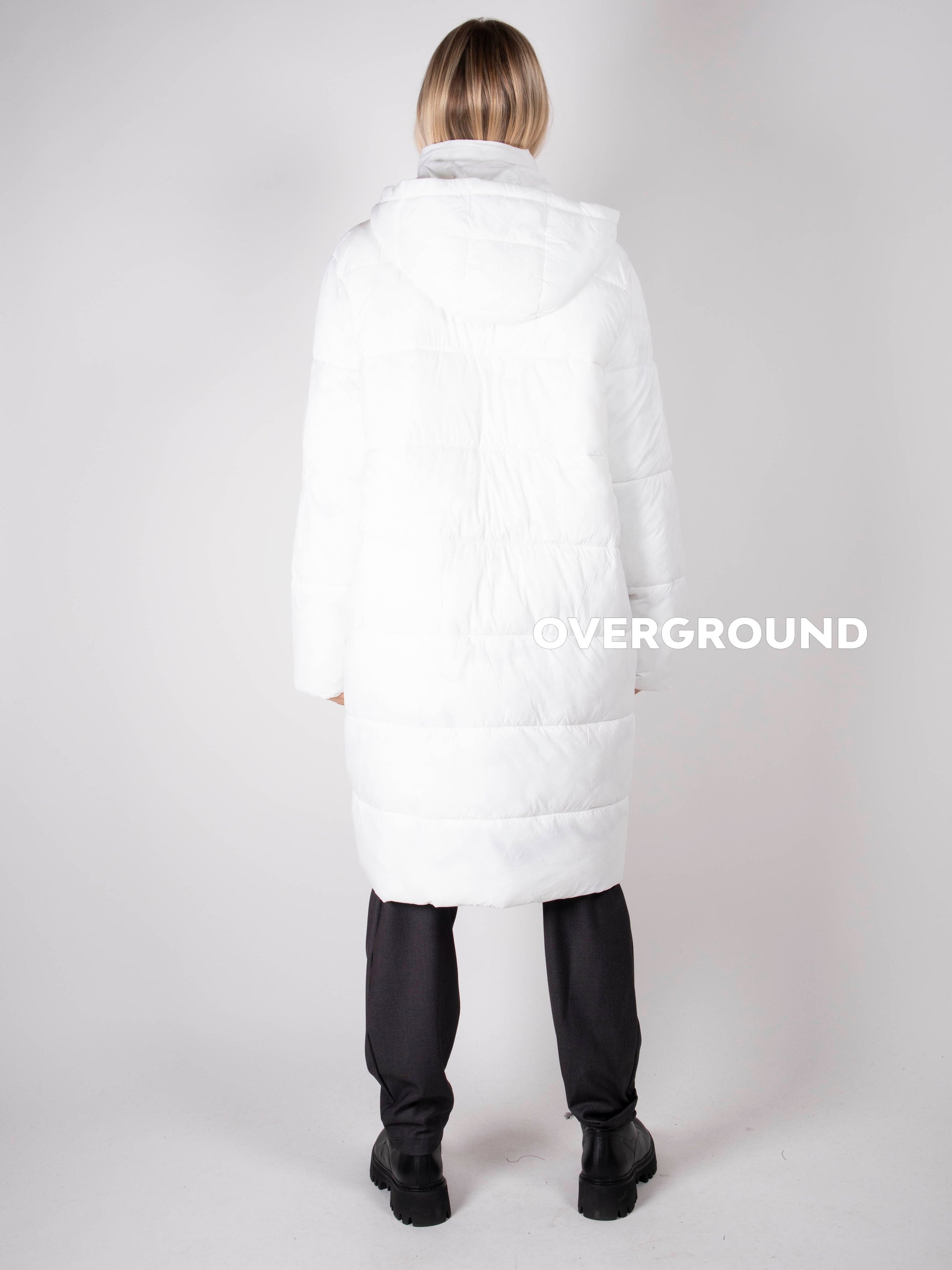 Piumino lungo oversize con cappuccio - OVERGROUND STORE