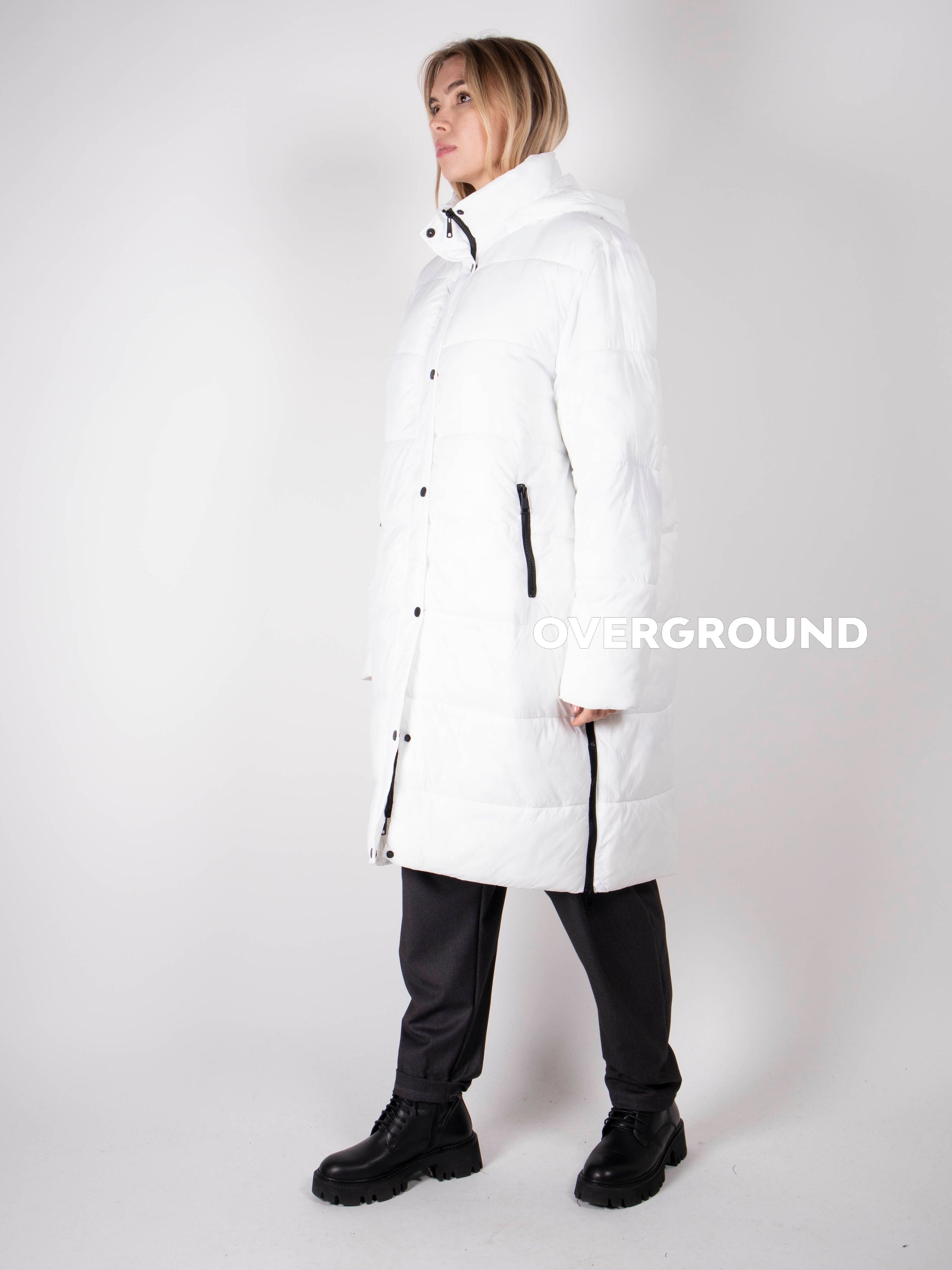 Piumino lungo oversize con cappuccio - OVERGROUND STORE