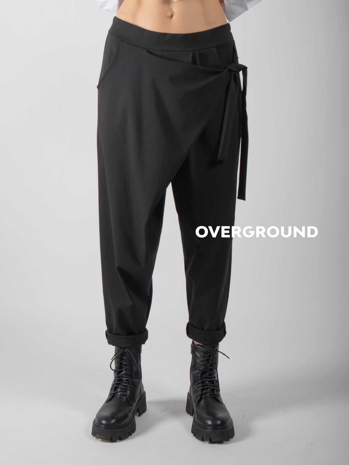 Pantalone con pattina e fiocco davanti - OVERGROUND STORE