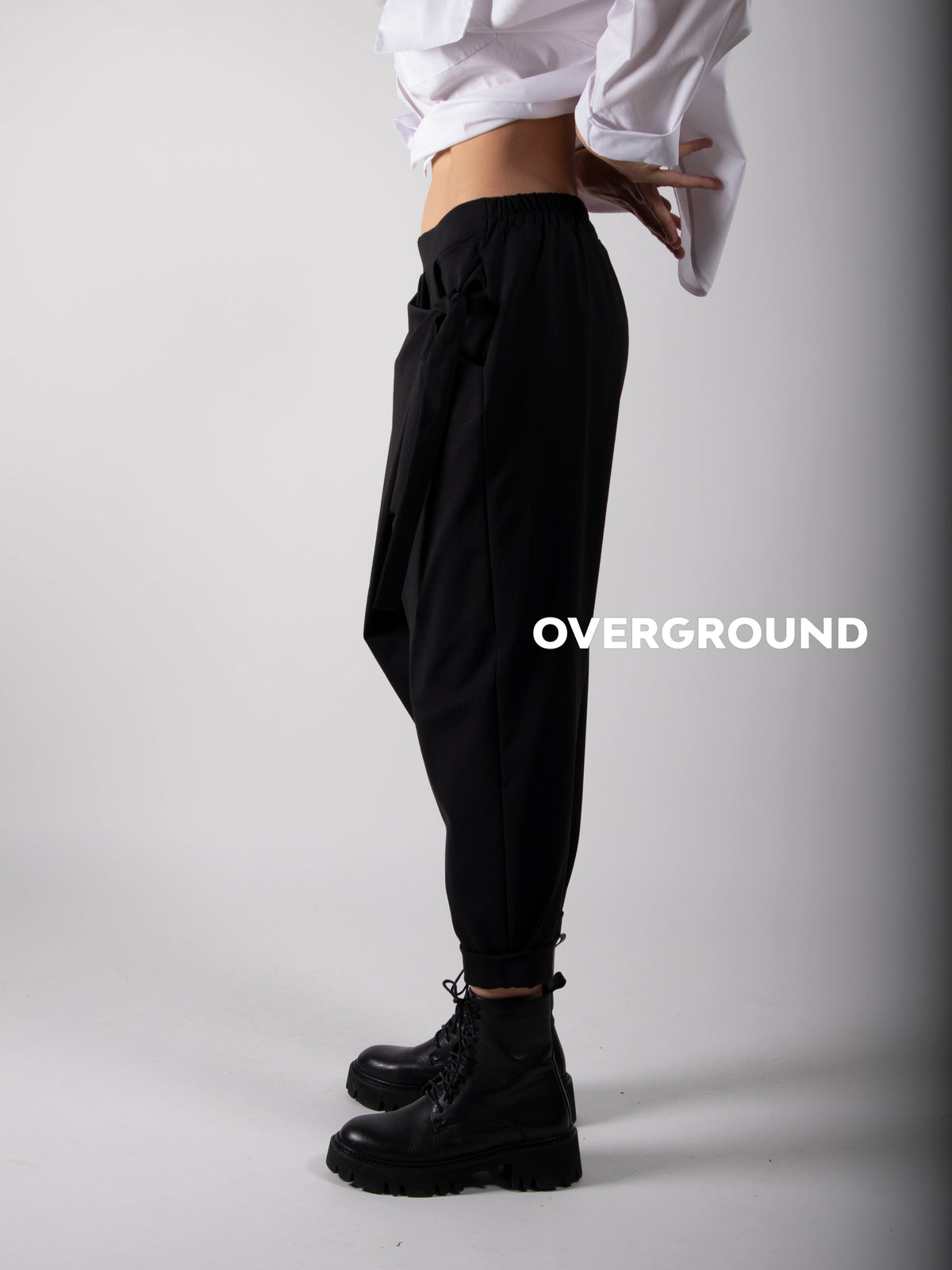 Pantalone con pattina e fiocco davanti - OVERGROUND STORE