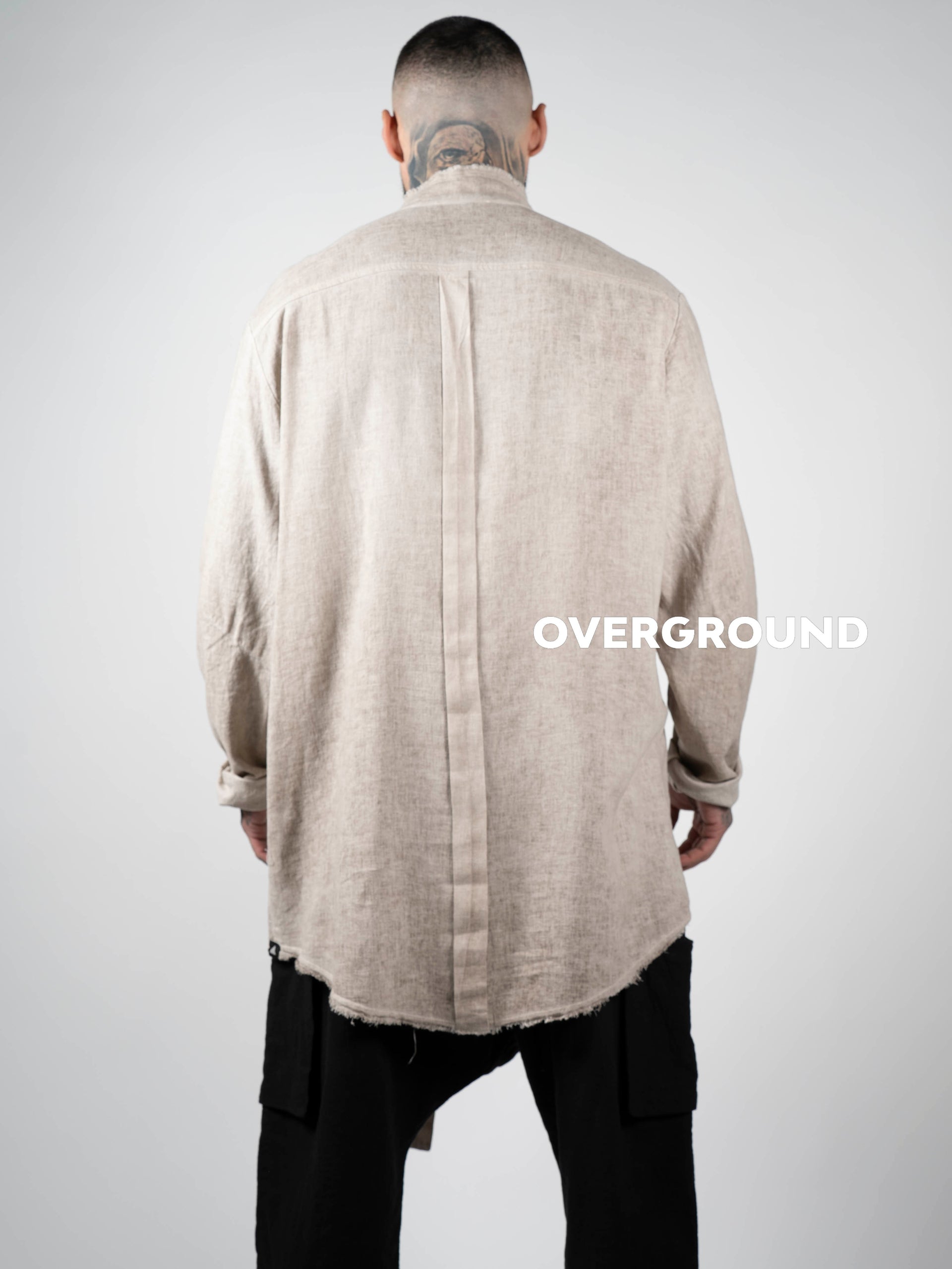 CAMICIA LINO COLLO COREANA - OVERGROUND STORE