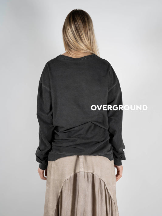 MAGLIA LARGA MANICA LUNGA SCOLLO TONDO - OVERGROUND STORE