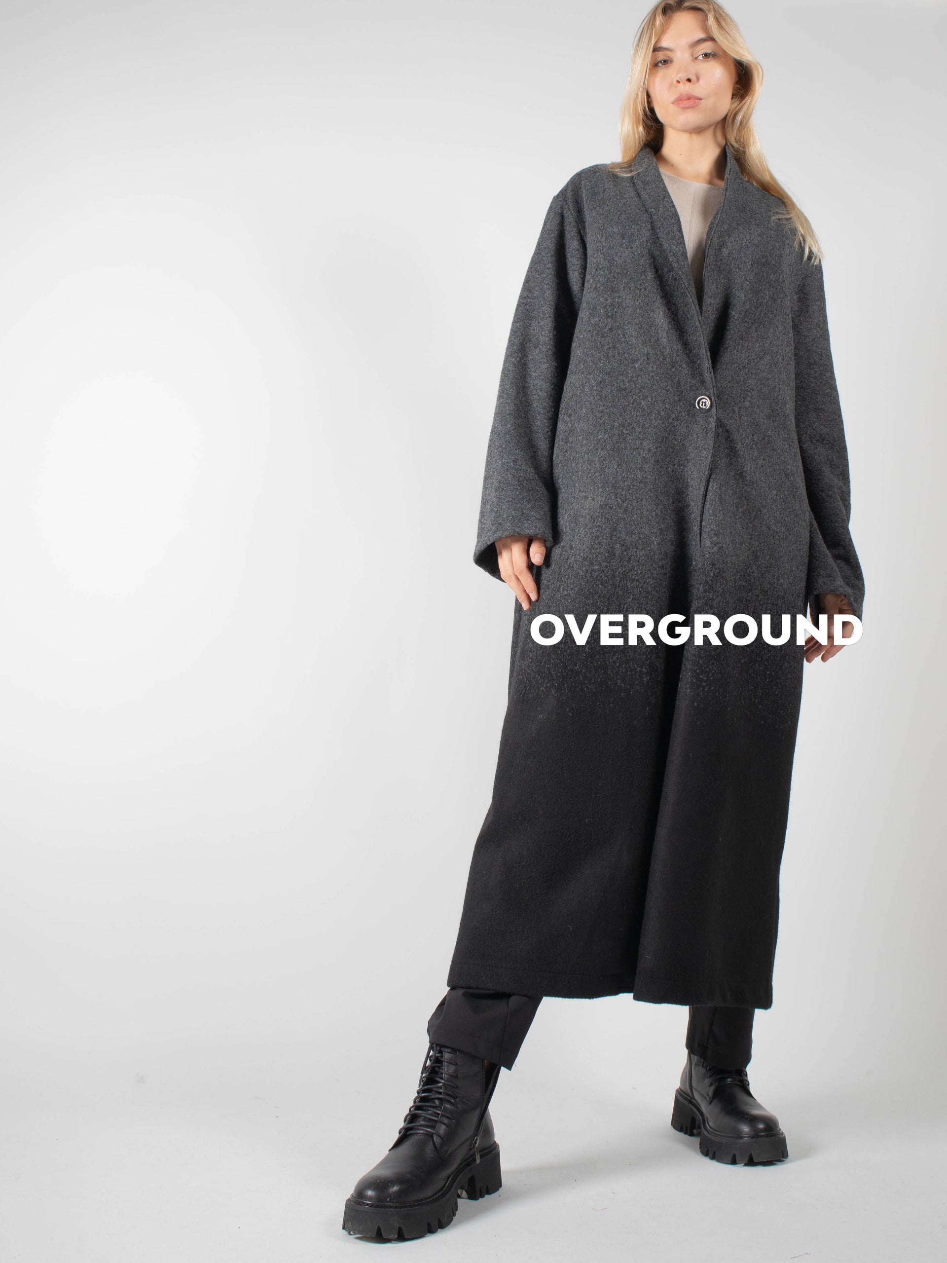 Cappotto con un solo bottone collo sciallato - OVERGROUND STORE