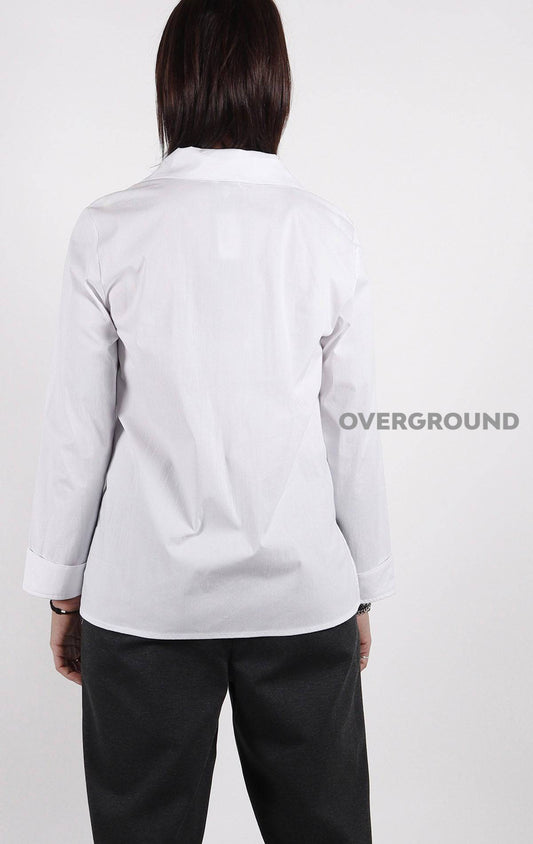 Camicia asimmetrica piu lunga da una parte - OVERGROUND STORE 