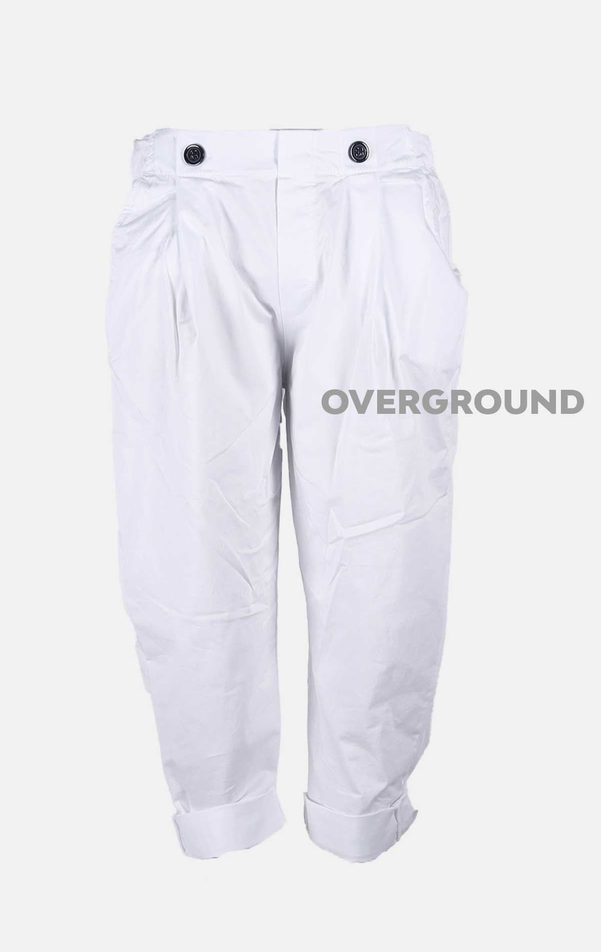pantalone con gambule largo con bottone davanti - OVERGROUND STORE 