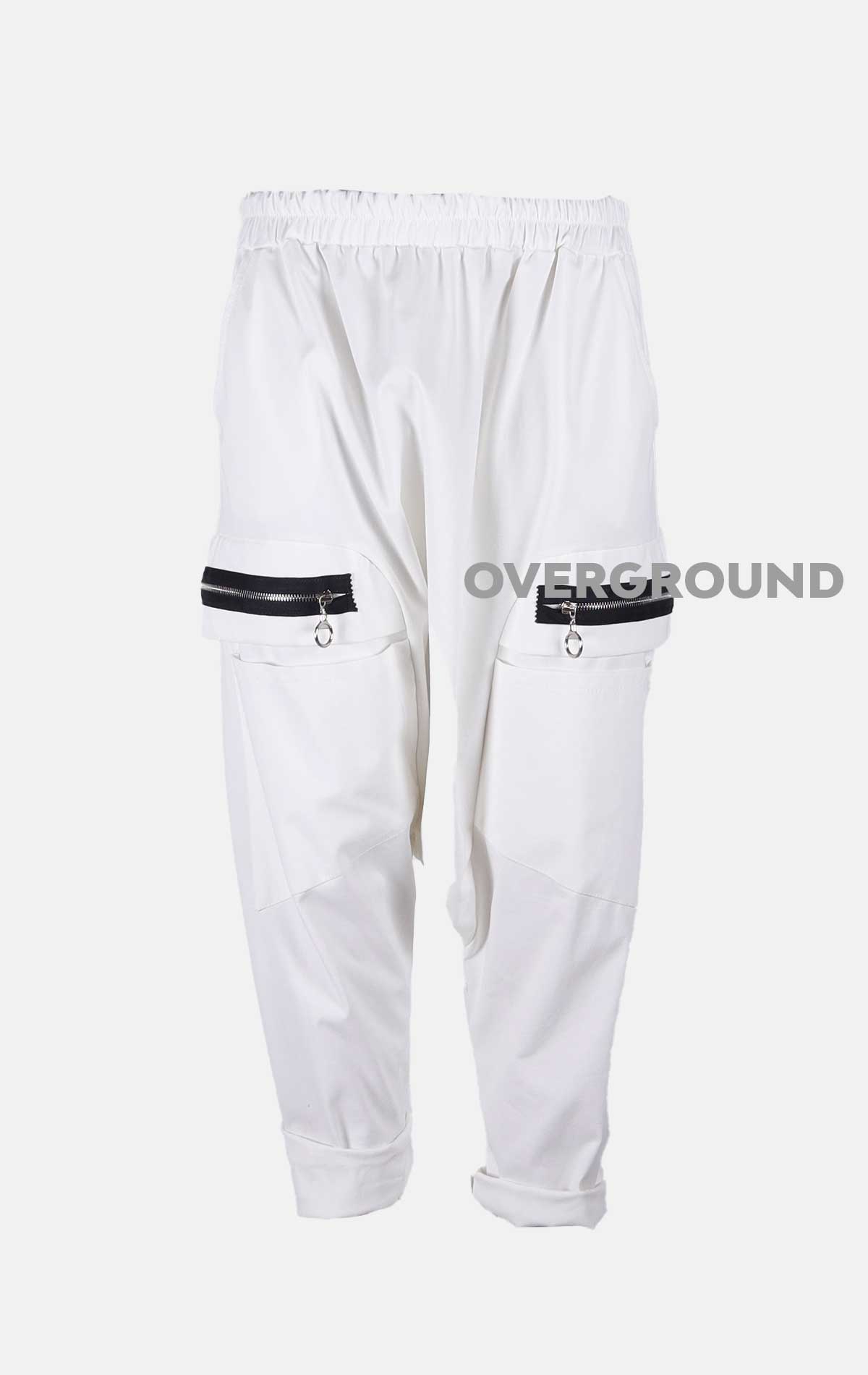 Pantalone cavallo basso con doppia tasca frontale - OVERGROUND STORE 