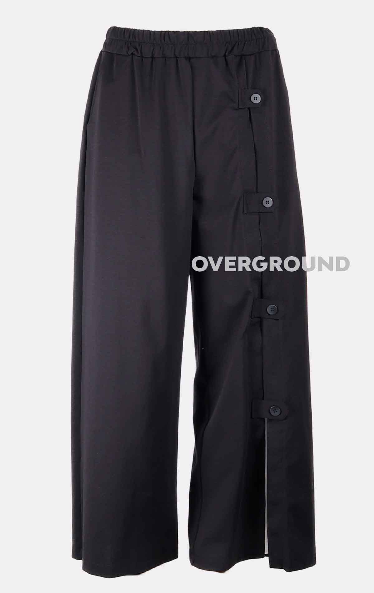 Pantalone gambule largo con bottoni - OVERGROUND STORE 