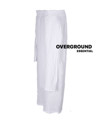 Pantalone in lino con pattina davanti - OVERGROUND STORE 