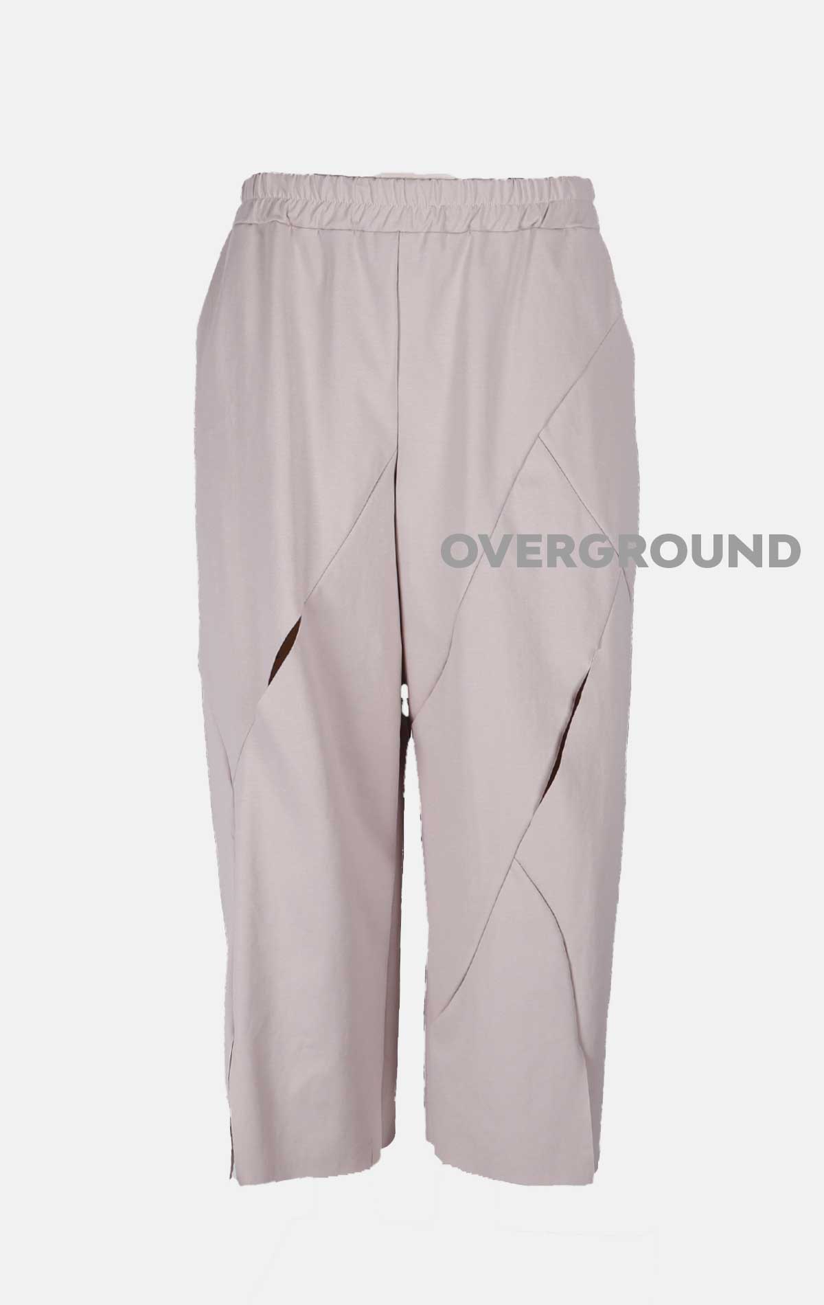 Pantalone largo gambule con cuciture e spacco - OVERGROUND STORE 