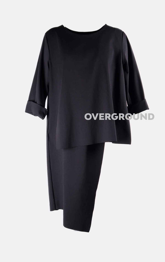 Maglia asimmetrica con punta laterale - OVERGROUND STORE 