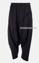 Pantalone cavallo basso con cuciture - OVERGROUND STORE 