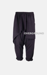 Pantalone a cavallo basso con balza - OVERGROUND STORE 