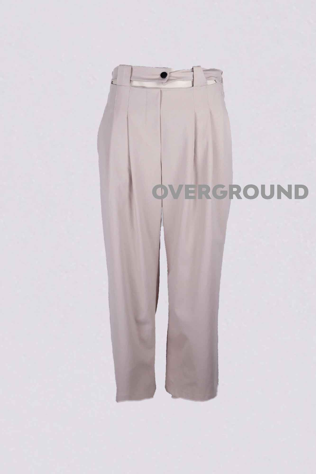 Pantalone largo con cinturino traforato - OVERGROUND STORE 