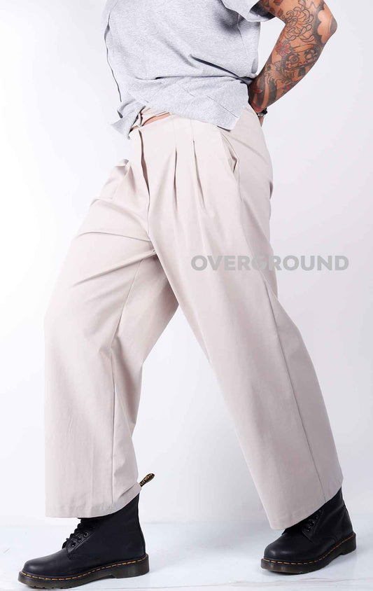 Pantalone largo con cinturino traforato - OVERGROUND STORE 