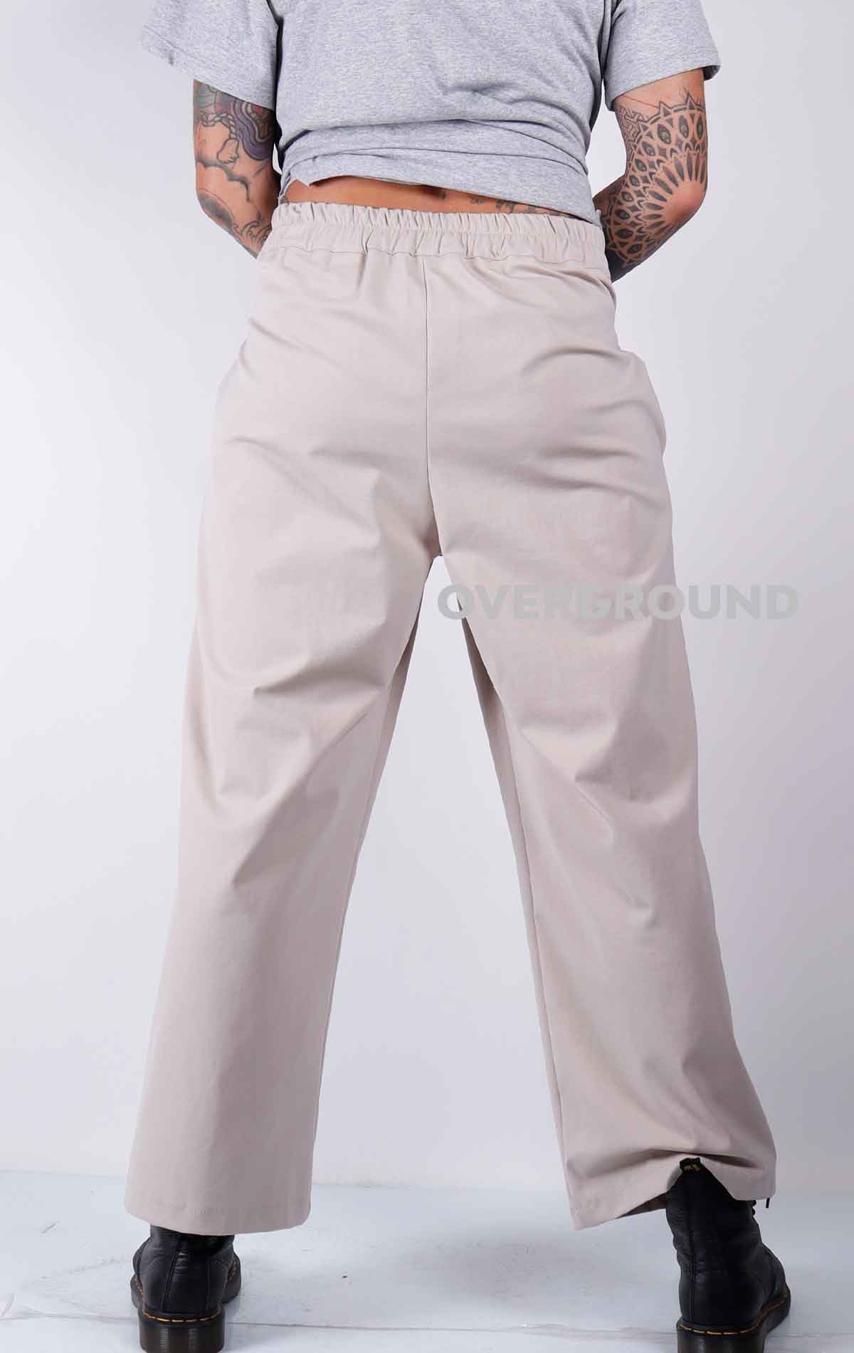 Pantalone largo con cinturino traforato - OVERGROUND STORE 