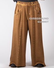 PANTALONE LARGO CON CUCITURA SUL GAMBULE