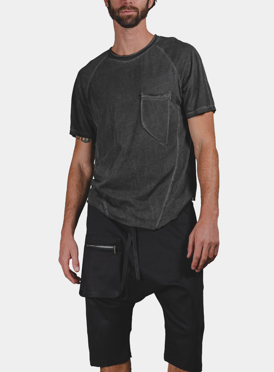 T-shirt with large pocket