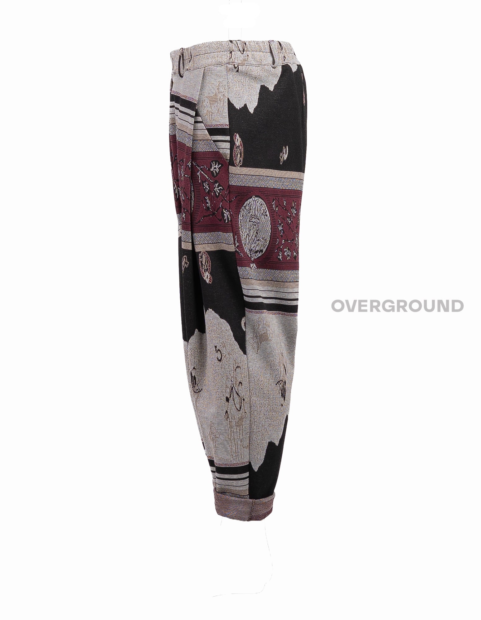 PANTALONE CAVALLO BASSO IN FANTASIA GIAPPONESE - OVERGROUND STORE 