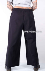 Pantalone gambule largo con bottoni - OVERGROUND STORE 