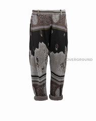PANTALONE CAVALLO BASSO IN FANTASIA GIAPPONESE - OVERGROUND STORE 