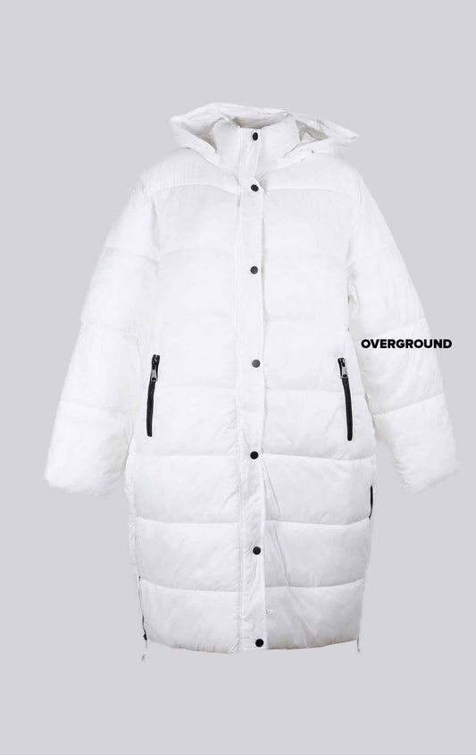 Piumino lungo oversize con cappuccio - OVERGROUND STORE 