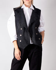 Gilet con abbottonatura doppio petto