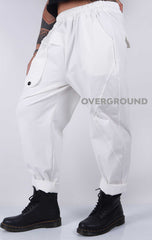 Pantalone largo con bottone laterale - OVERGROUND STORE 