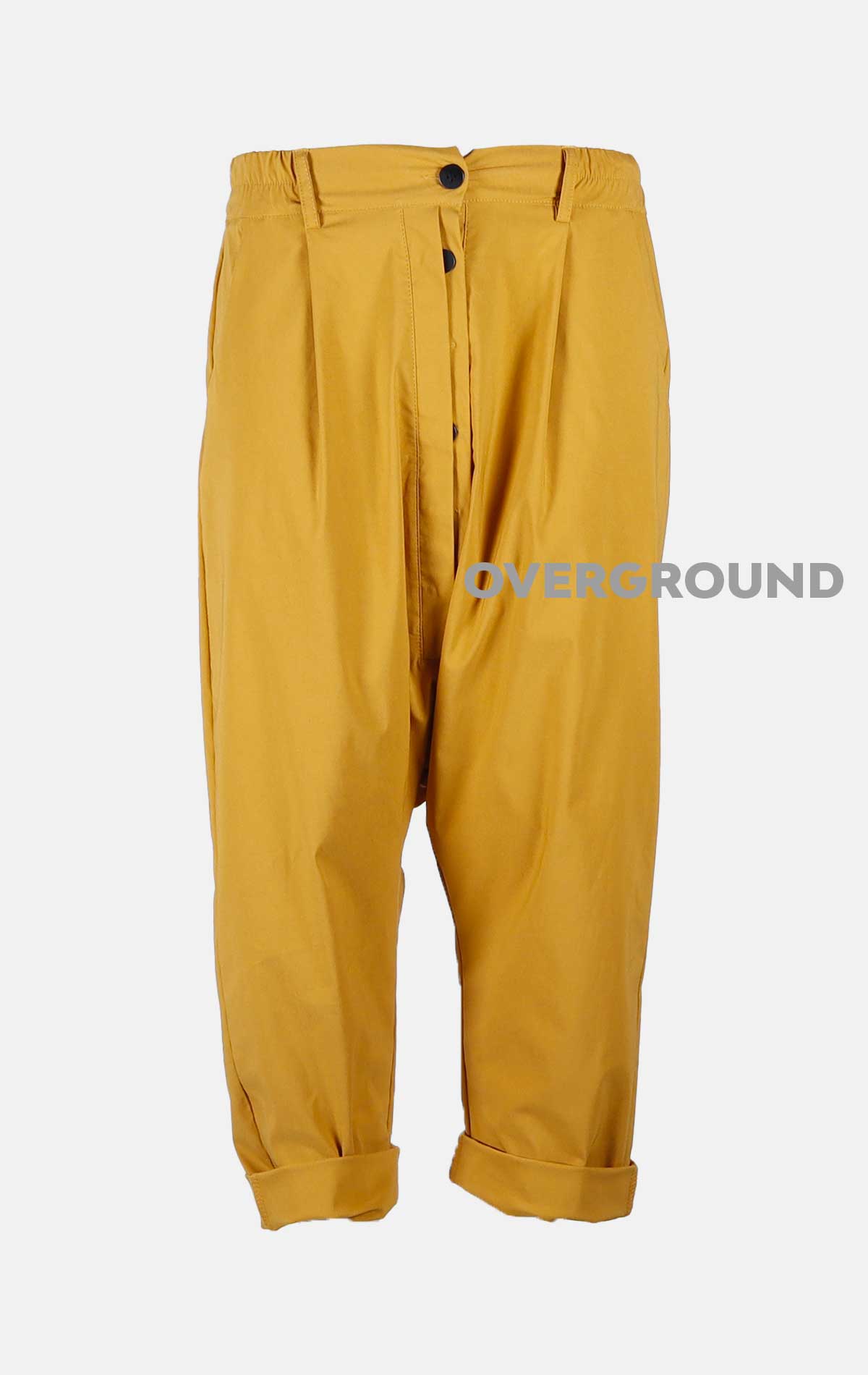 Low crotch trousers with buttons – OVERGROUND STORE