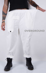 Pantalone largo con bottone laterale - OVERGROUND STORE 