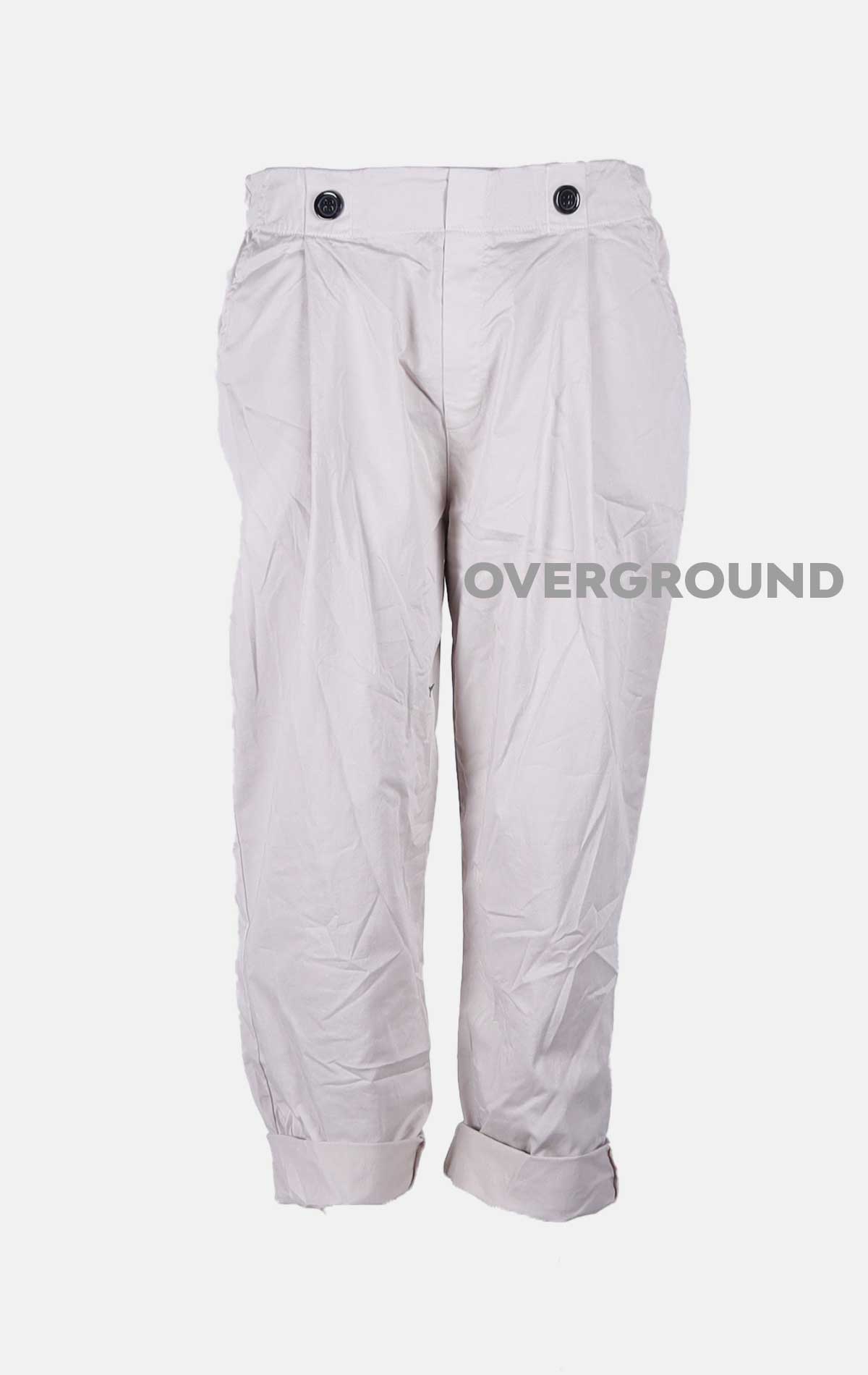 pantalone con gambule largo con bottone davanti - OVERGROUND STORE 