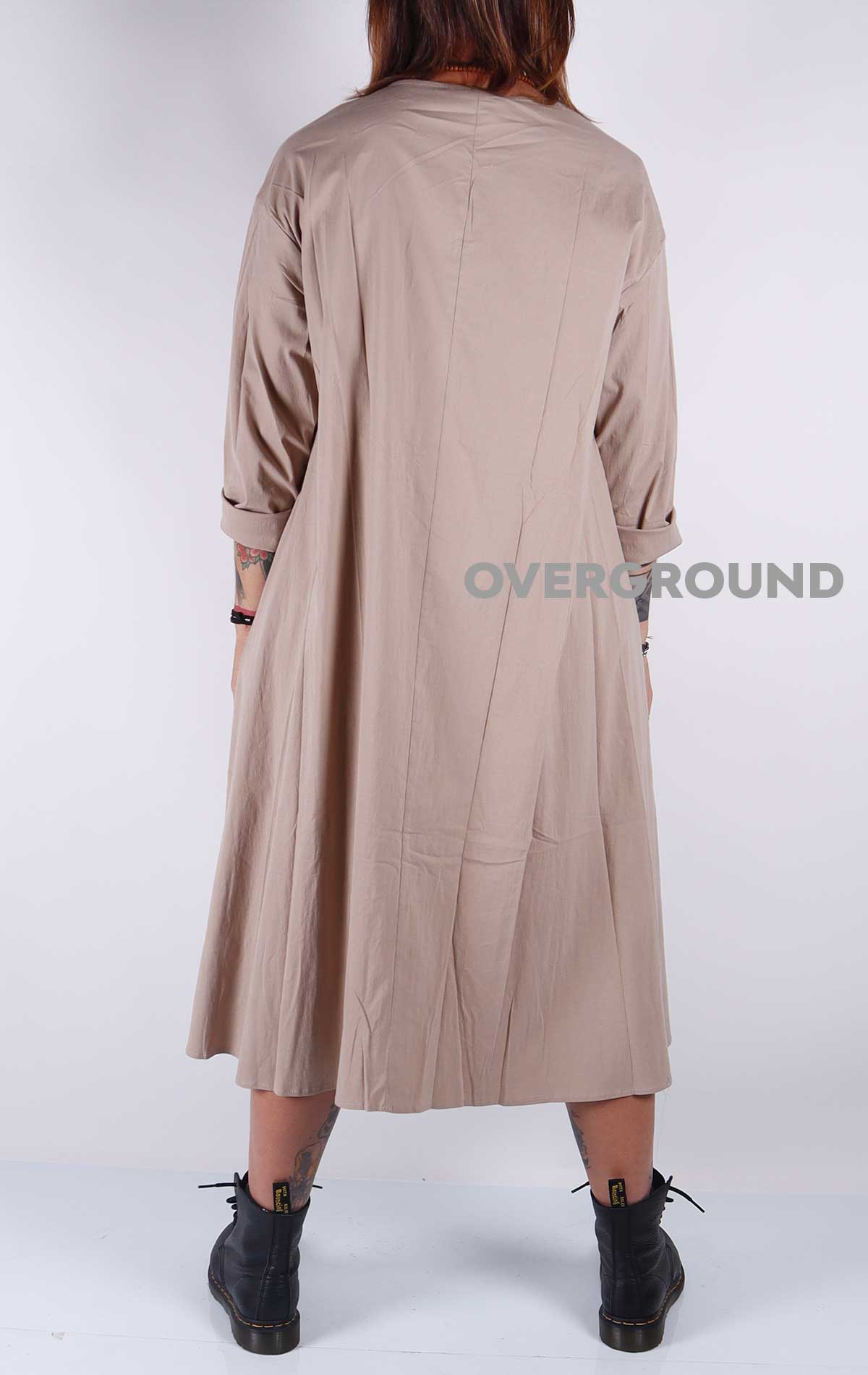 Abito oversize con fantasia astratta - OVERGROUND STORE 