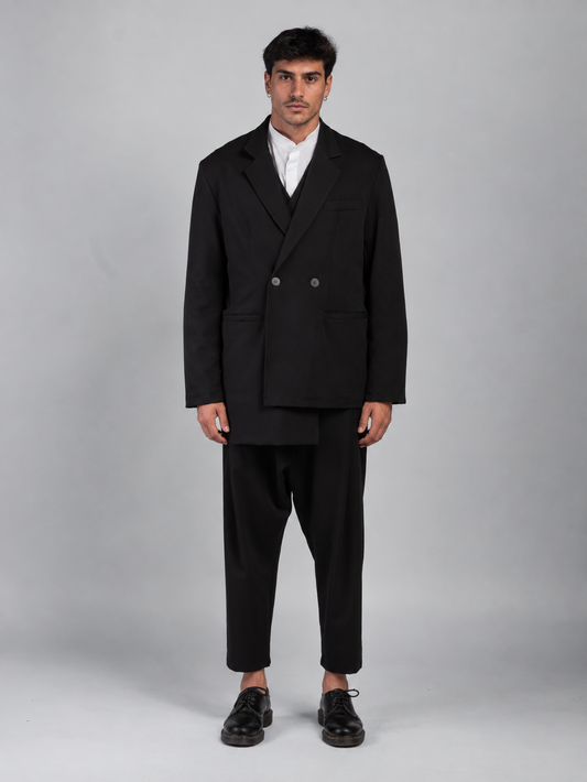 DOUBLE-BREASTED OVER-SIZE JACKET