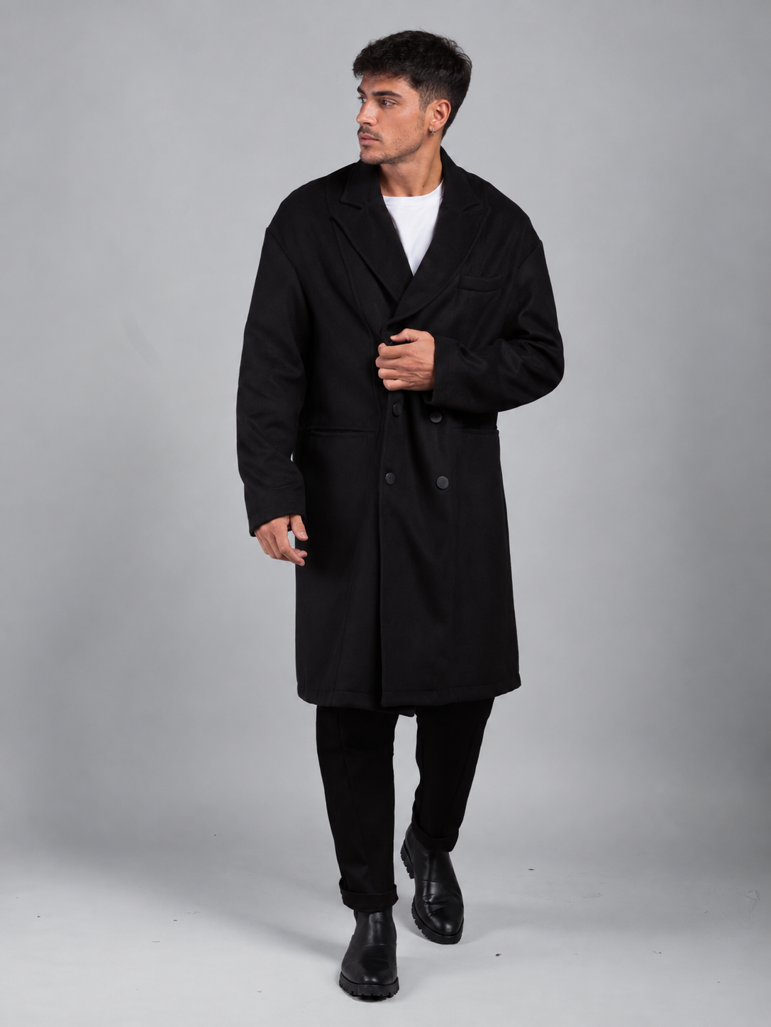 CAPPOTTO OVER CON ABBOTTONATURA DOPPIO PETTO Z