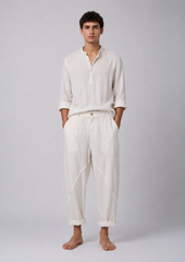 PANTALONE LINO CAVALLO BASSO Z - OVERGROUND STORE 