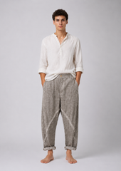 PANTALONE LINO CAVALLO BASSO Z - OVERGROUND STORE 