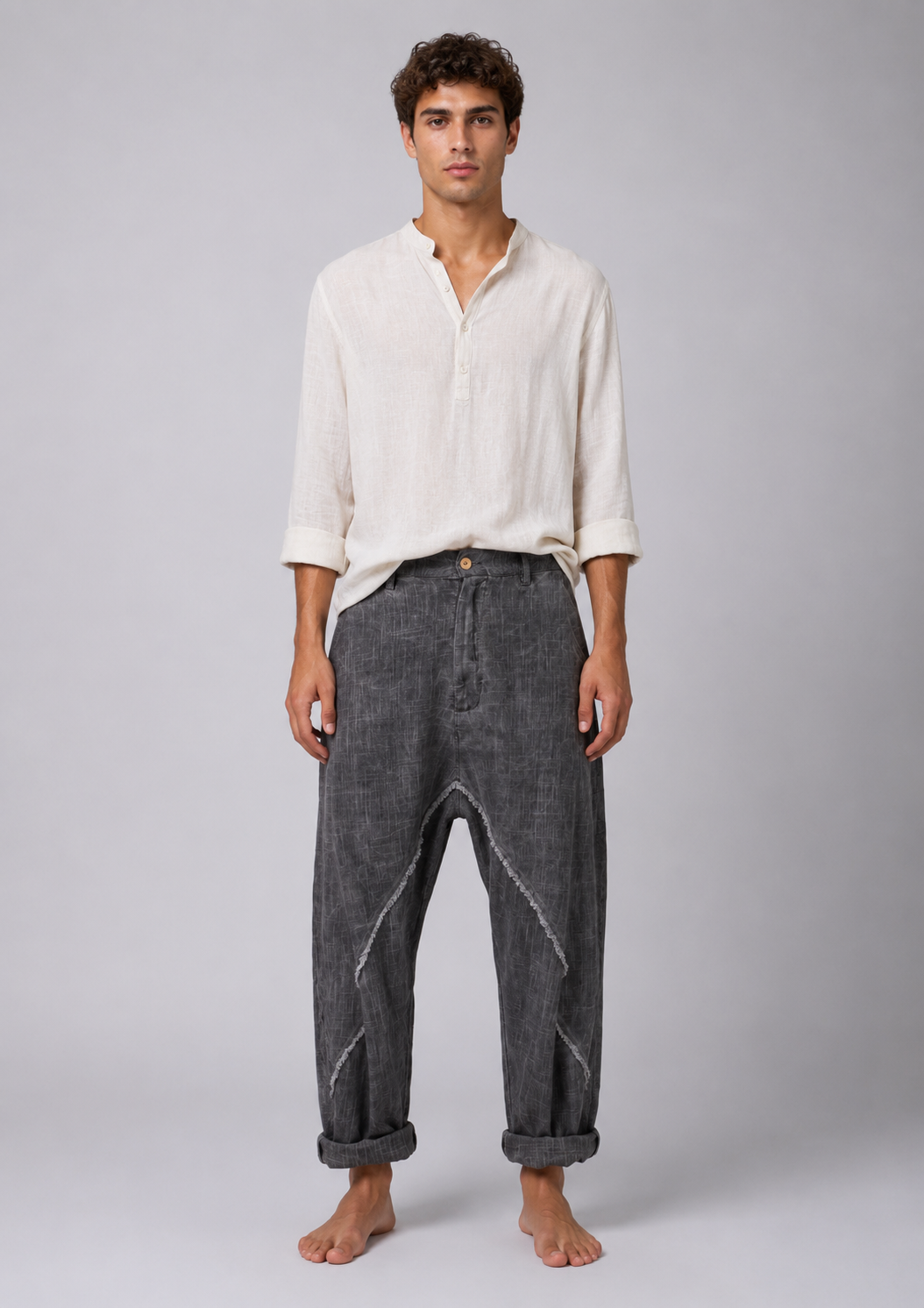 PANTALONE LINO CAVALLO BASSO Z - OVERGROUND STORE 