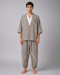 GIACCA APERTA DUE BOTTONI IN LINO Z - OVERGROUND STORE 