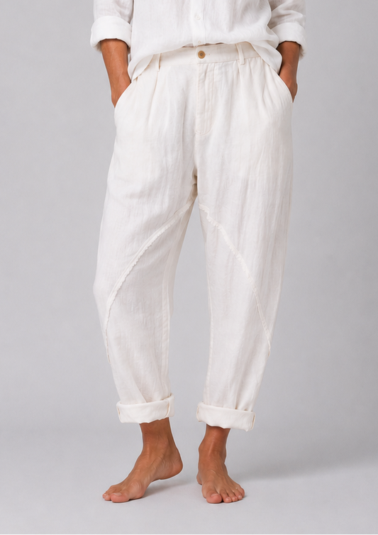 PANTALONE LINO CAVALLO BASSO - OVERGROUND STORE 